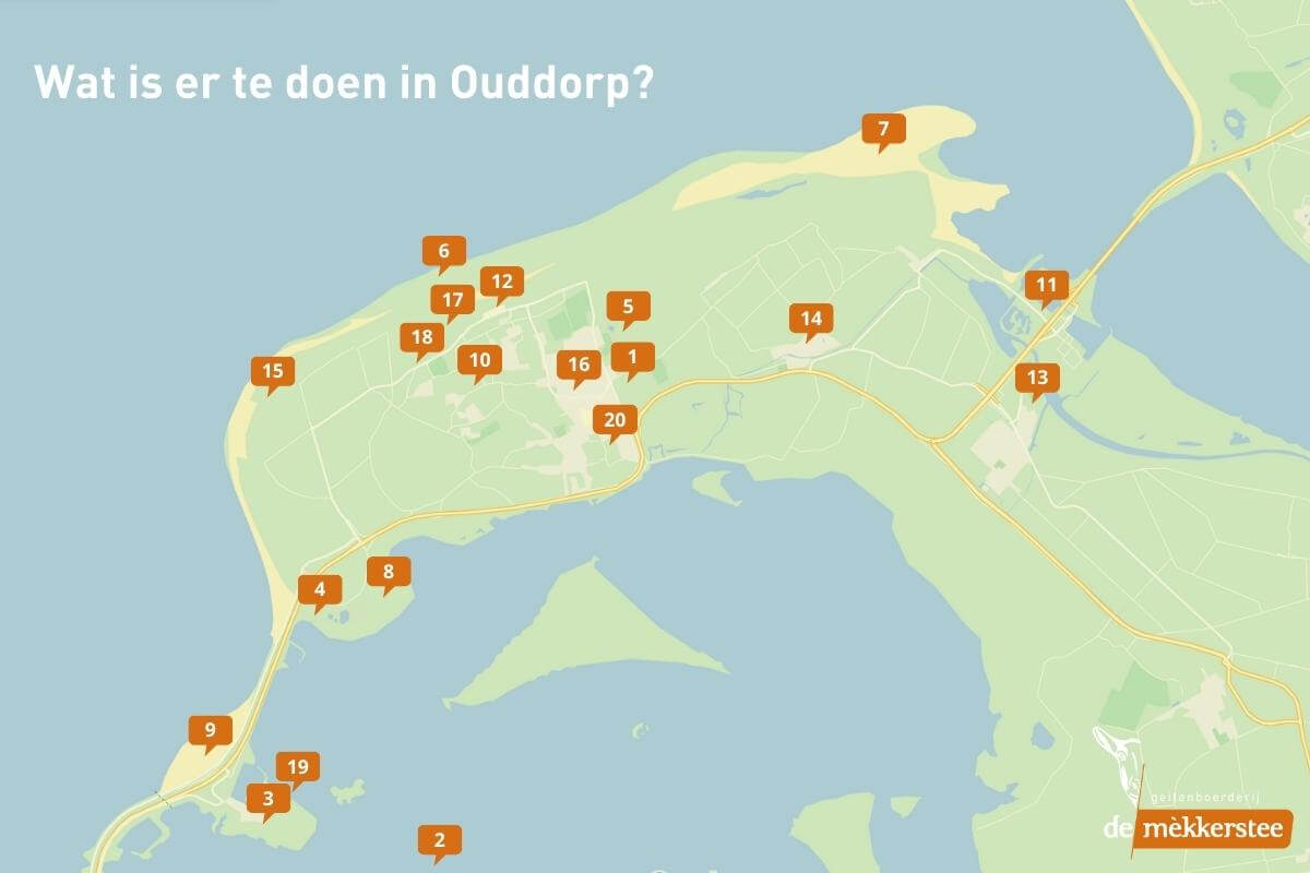 Plattegrond: Wat is er te doen in Ouddorp?